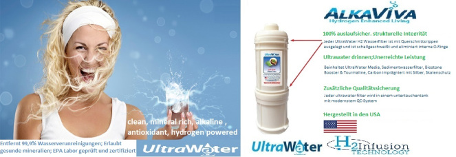 filtri d'acqua ULTRAWATER H2 ALKAVIVA